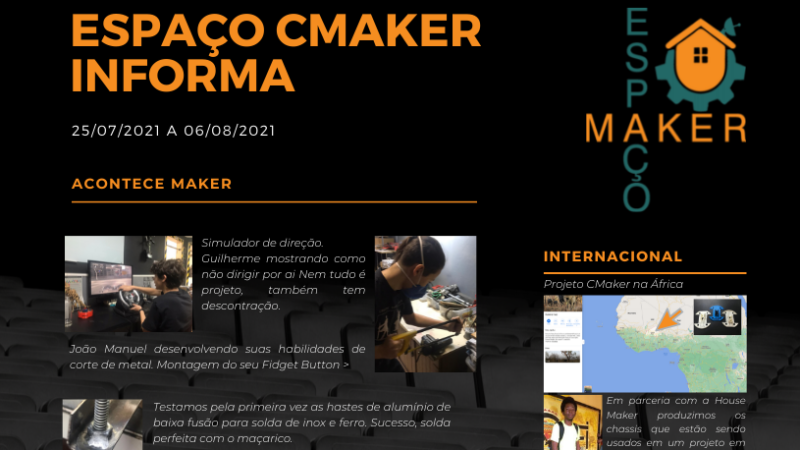 ESPAÇO CMAKER INFORMA (2021-08-06)