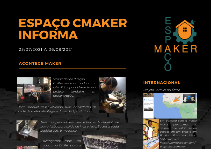 ESPAÇO CMAKER INFORMA (2021-08-06)