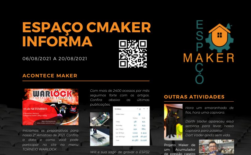 ESPAÇO CMAKER INFORMA (2021-08-20)