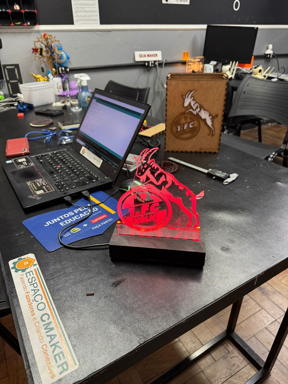 Gravação a laser em MDF